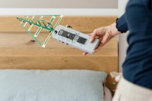 Schlafplatzuntersuchun, Messung der Hochfrequenz für einen Überblick von Wlan, Bluethooth, Mobilfunk Belastungen